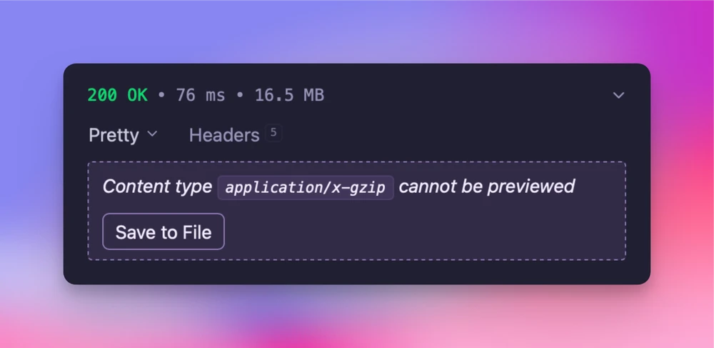 Prompt to save to file for unknown mimetype