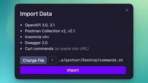 Import Curl Commands | Yaak Docs